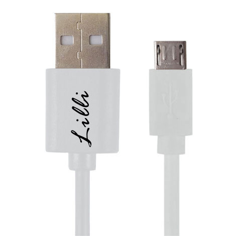 LILLI CAVO MICRO USB PVC 2mt BIANCO